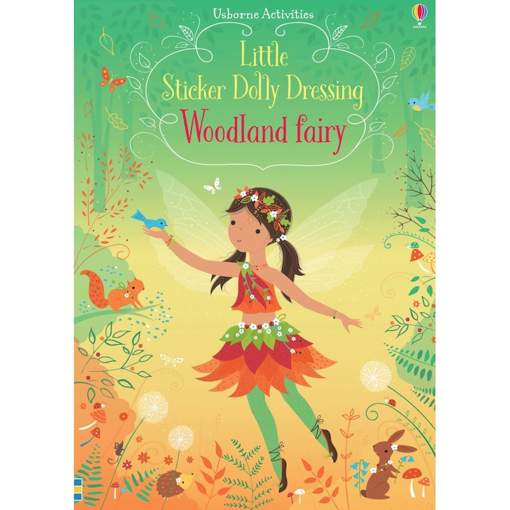 Carte de activitati "Woodland fairy", 4 ani+, Usborne
