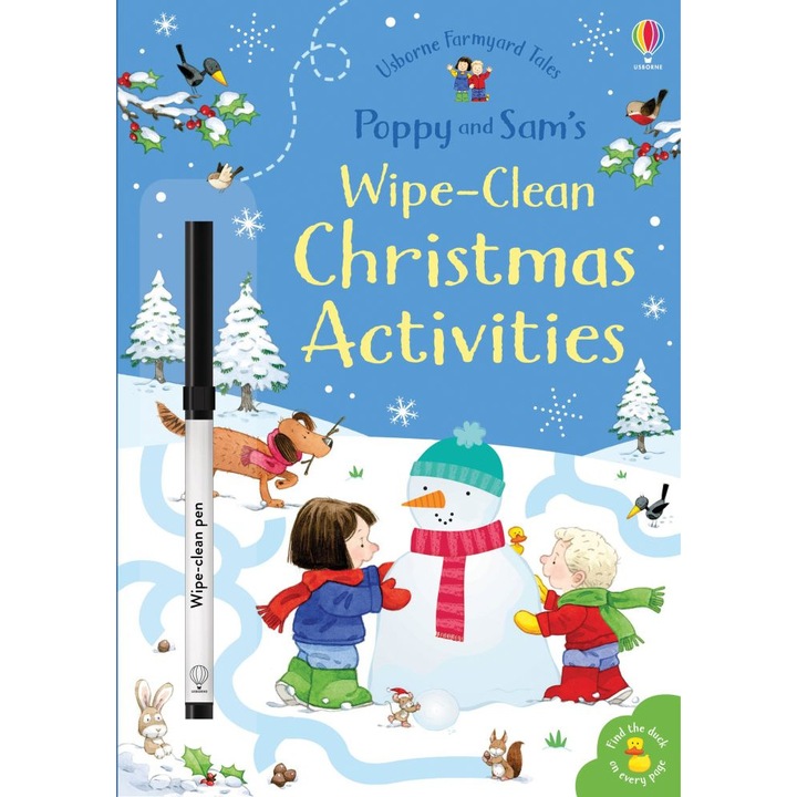 Poppy and Sam's Wipe-Clean Christmas Activities, Paperback - Sam Taplin