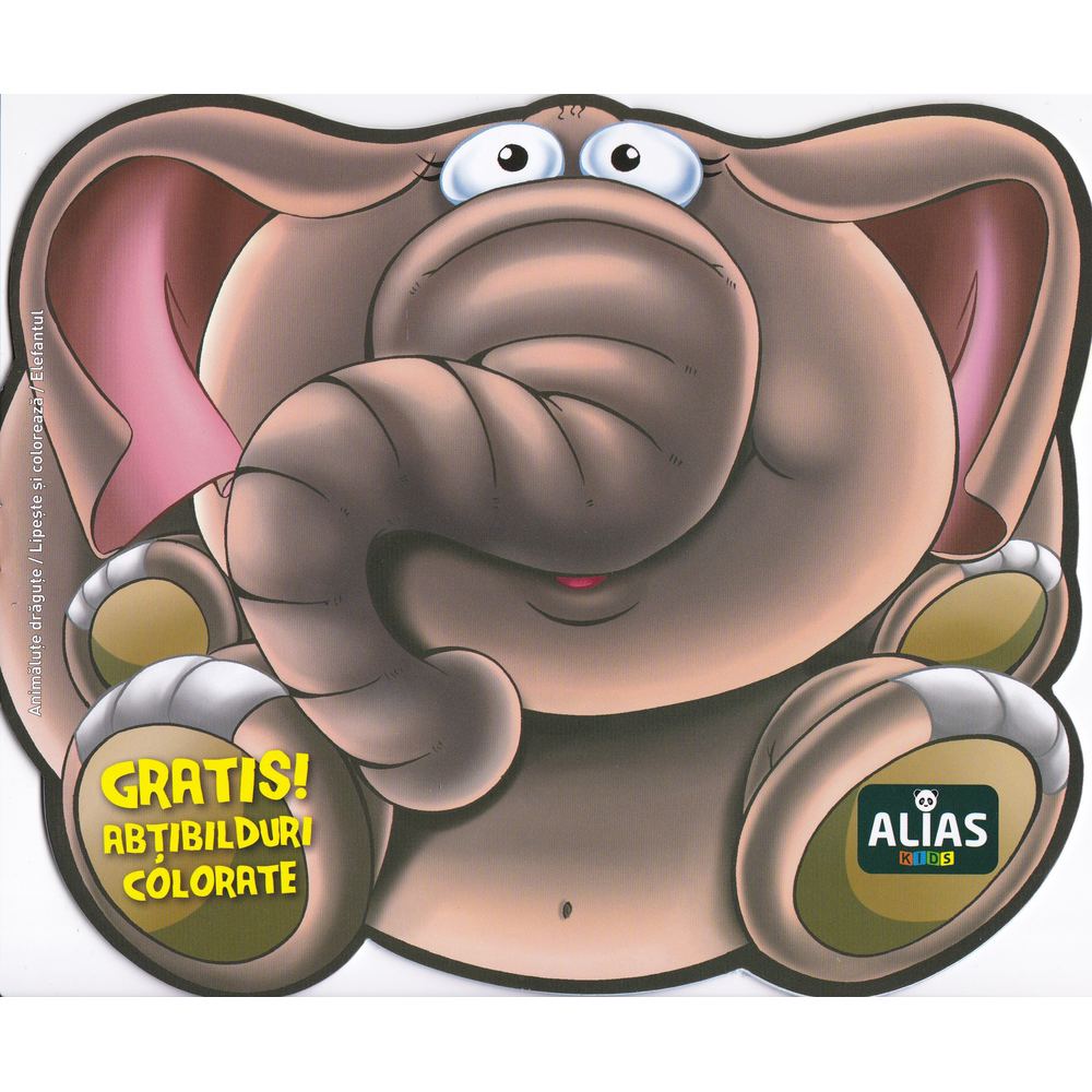 Elefantul - Carte de colorat