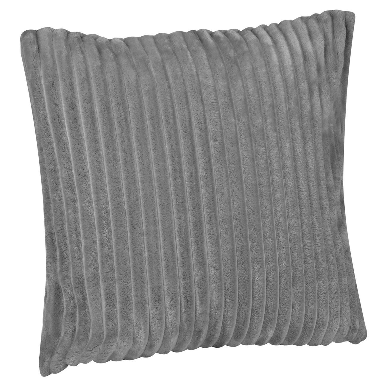 Fata de perna model flanel, iMKⓇ, Design modern, 45 x 45 cm, GRI.VD