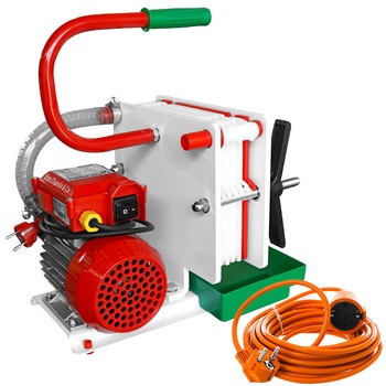 Filtru vin Rover, Colombo 6, 300l/h, 0.35 kW + 12 placi filtrante + Cadou prelungitor 10m AgroPro Filtru vin Rover, Colombo 6, 300l/h, 0.35 kW + 12 placi filtrante + Cadou prelungitor 10m AgroPro