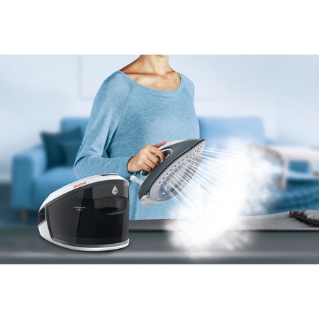 Statie de calcat Tefal Express AirGlide SV8020E1, 2800 W, 6.6 bar, 450 g/min, 1.8 L, Gri/Alb