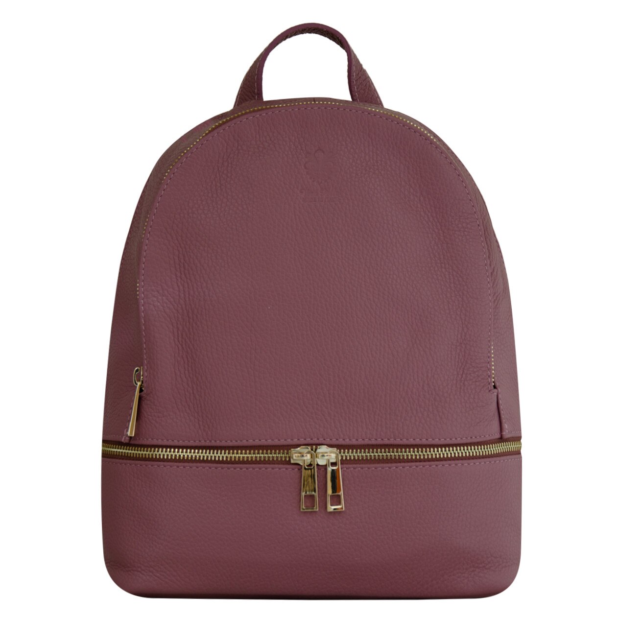 Rucsac de dama din piele naturala,Eva Bags, Bety roz aprins