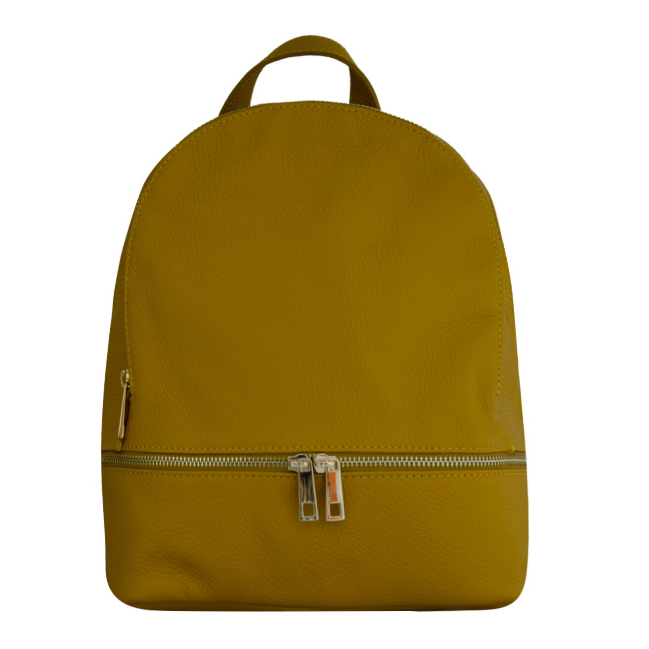 Rucsac de dama din piele naturala, Eva Bags,Bety galben