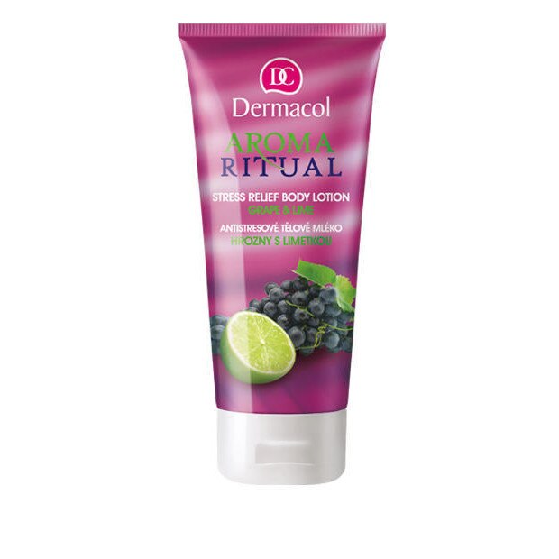 Lotiune pentru corp anti-stres Dermacol Aroma Ritual, Struguri si Lime, 200 ml
