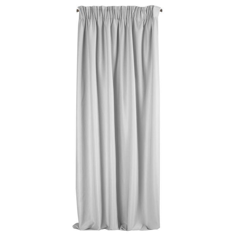 Perdea decorativa cu banda, AGGIE 140x270 cm, Eurofirany, Argintiu deschis