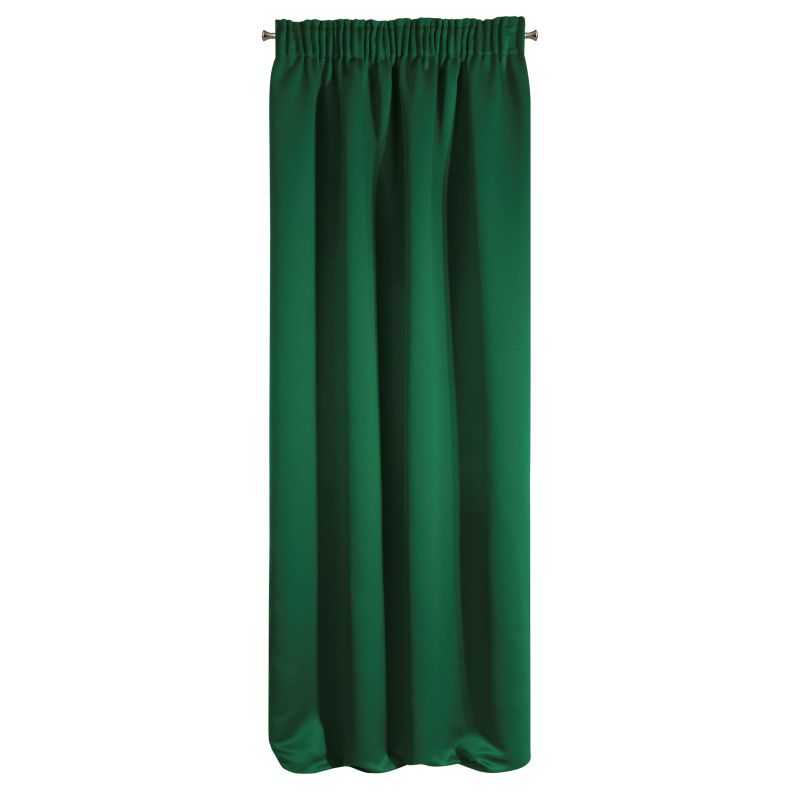 Perdea decorativa cu banda, PARISA 140x270 cm, Eurofirany, Verde inchis