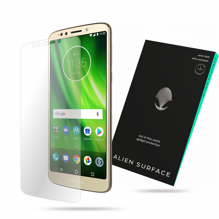 Alien Surface, Motorola Moto G6 Play, képernyővédő fólia