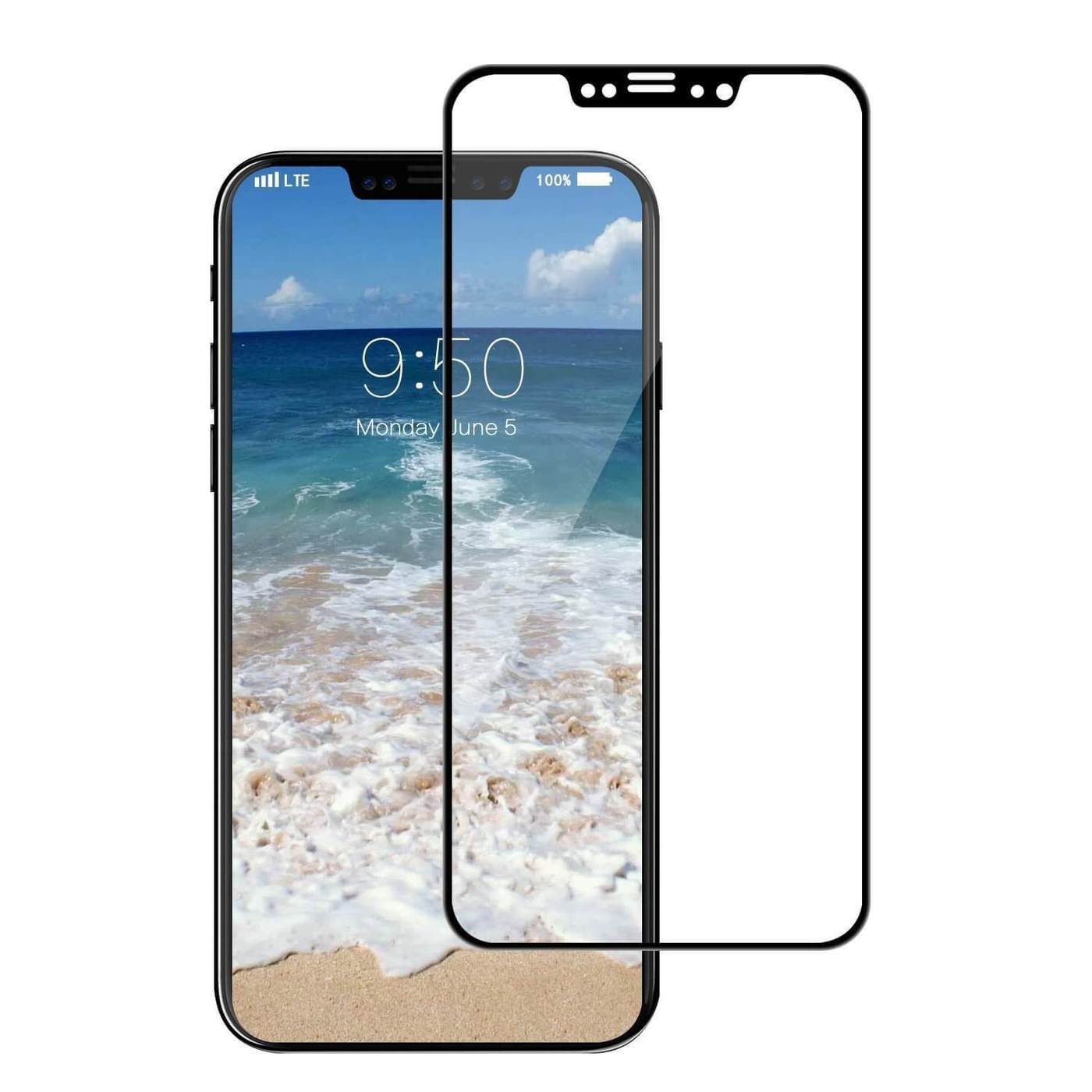 Folie sticla 3D, Apple iPhone 11 Pro, Acopera tot ecranul, Negru