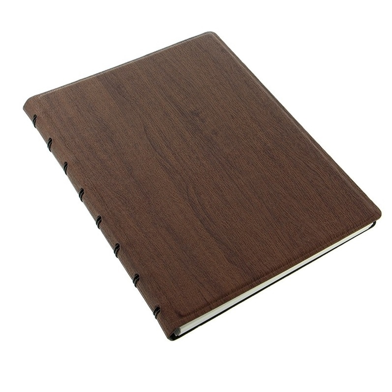 Agenda A5 nedatata cu spirala si rezerve FILOFAX Notebook Architexture, Rosewood