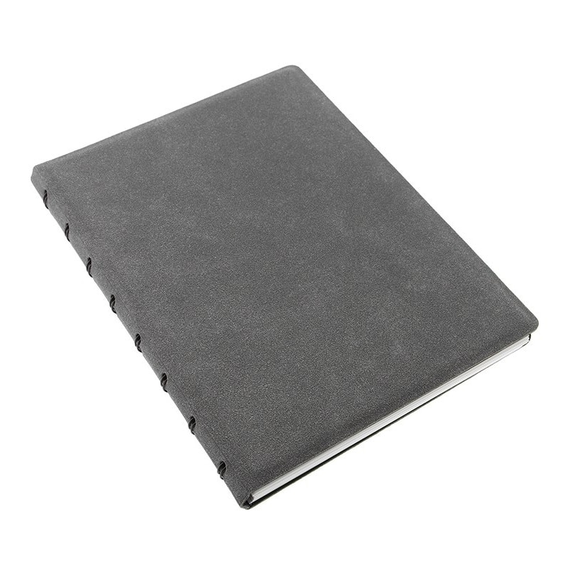Agenda A5 nedatata cu spirala si rezerve FILOFAX Notebook Architexture, Gri