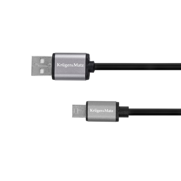 Кабел Kruger Matz USB мъжки - mini USB мъжки дължина 1м