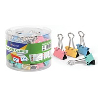 Clips metal Forpus 61626 19 mm culori pastel 40/cutie