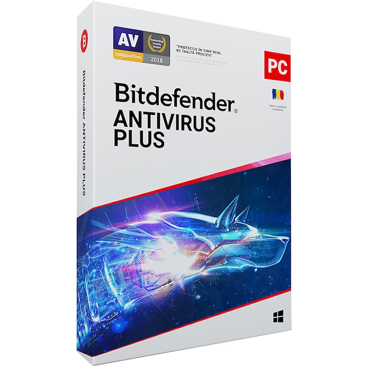 Bitdefender Antivirus Plus 2020, 3 eszköz, 1 év - Elektronikus licenc