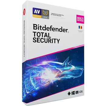 Bitdefender Total Security 2020 - 1 an, 3 dispozitive Bitdefender Total Security 2020 - 1 an, 3 dispozitive