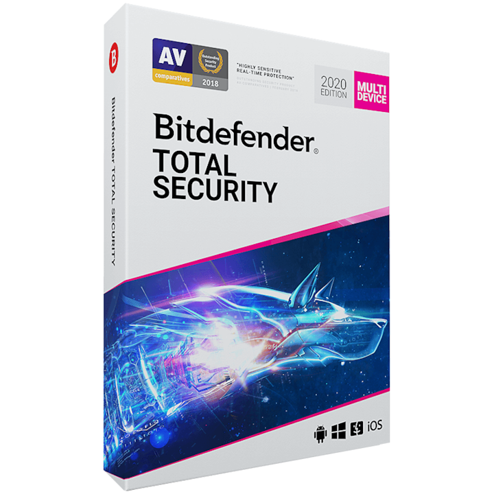 Bitdefender Total Security 2020 - 1 év, 5 készülék