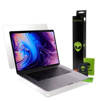 Folie Alien Surface XHD, Apple MacBook Pro 13 inch Touch Bar 2019, protectie exterior + Alien Fiber cadou Folie Alien Surface XHD, Apple MacBook Pro 13 inch Touch Bar 2019, protectie exterior + Alien Fiber cadou