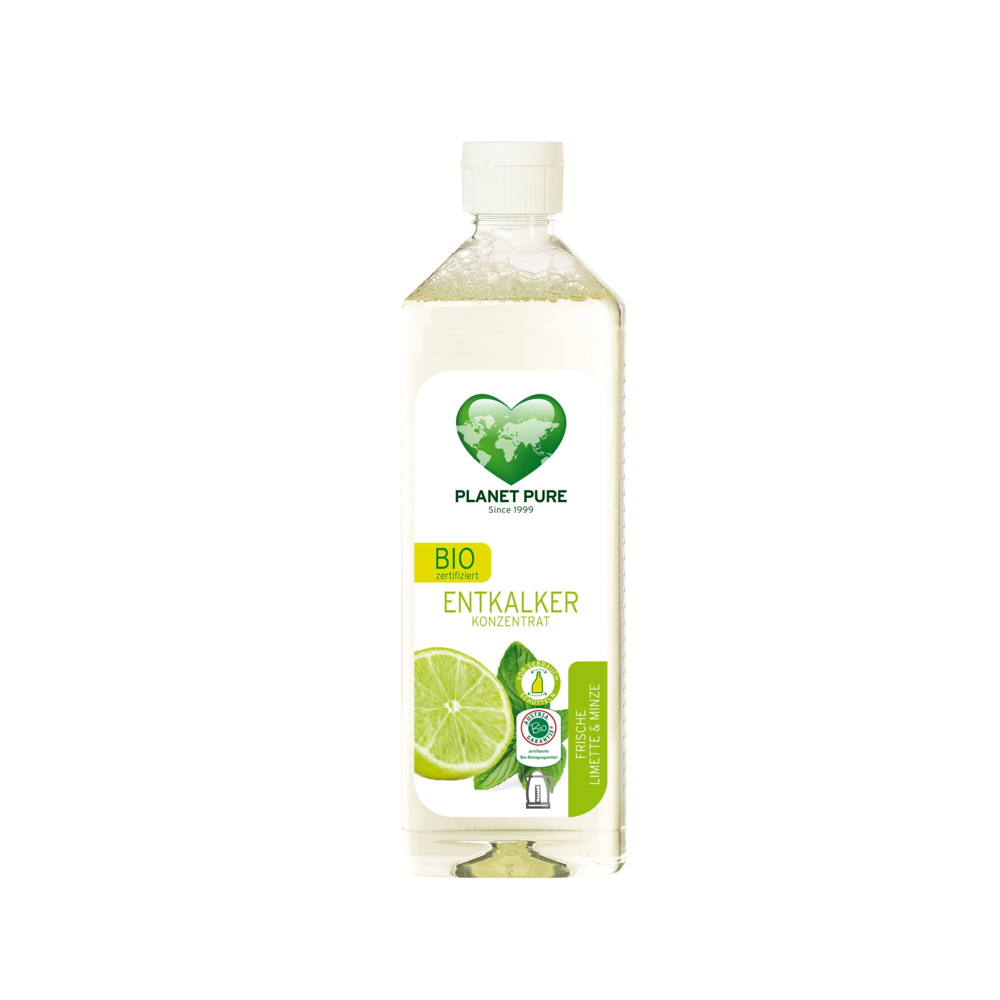 Detartrant bio cu lamaie si menta 510ml, Planet Pure
