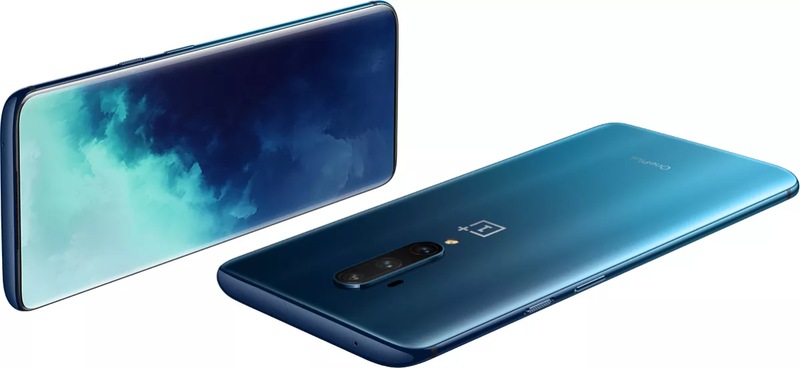 Telefon mobil OnePlus 7T Pro, Dual SIM, 256GB, 8GB RAM, Haze Blue