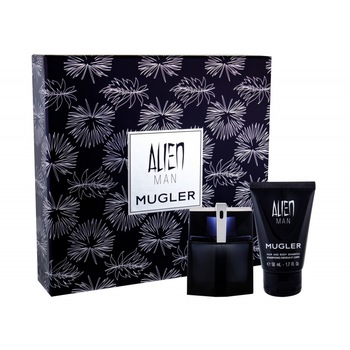 Set Cadou Thierry Mugler Alien Man, Apa de Toaleta 50 ml + Gel de dus & Sampon 50 ml Set Cadou Thierry Mugler Alien Man, Apa de Toaleta 50 ml + Gel de dus & Sampon 50 ml