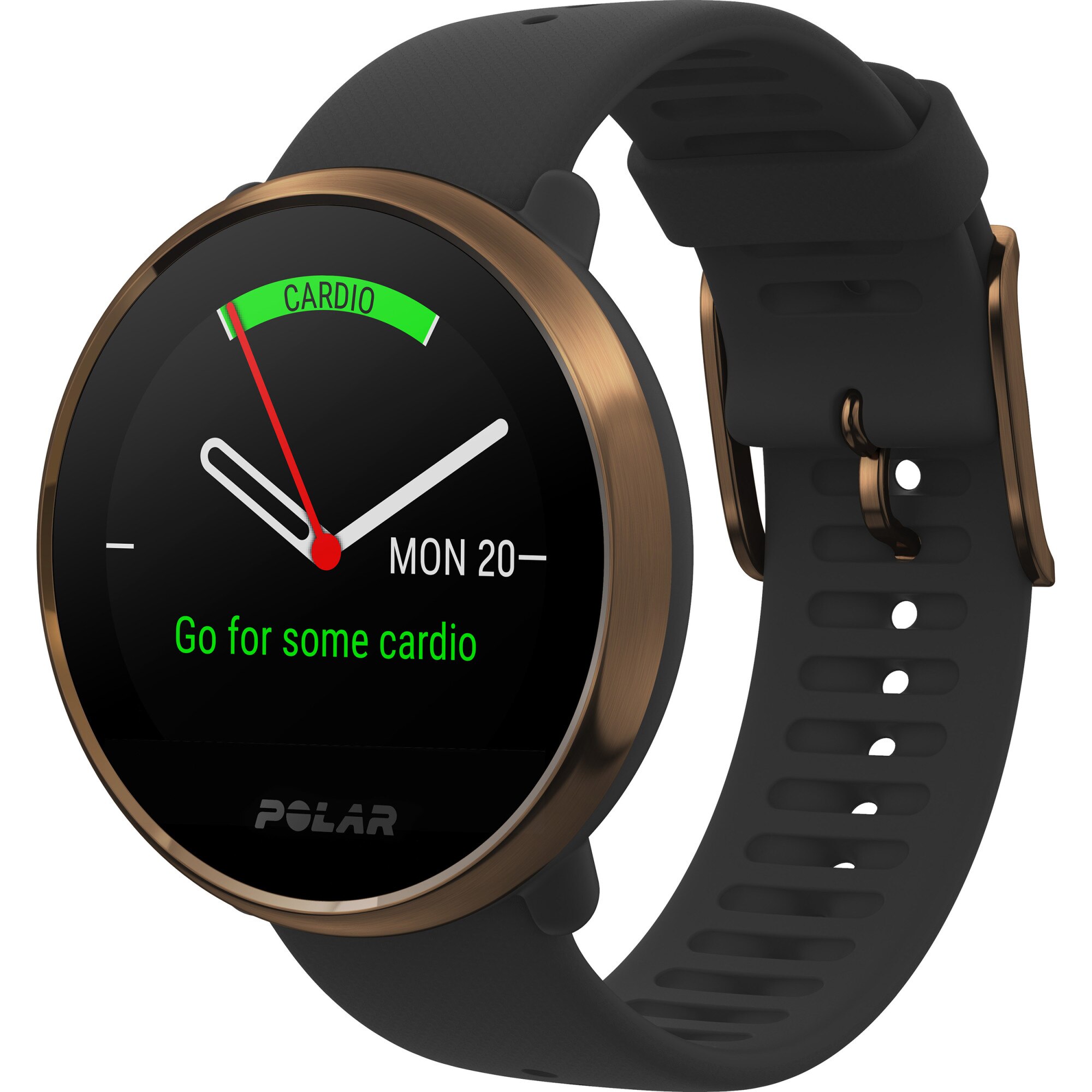 Ceas smartwatch Polar Ignite Black/Copper marime M/L