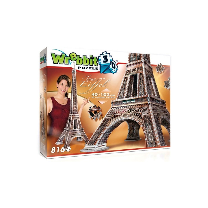 Wrebbit 816 db-os 3D puzzle - Eiffel torony (02009)