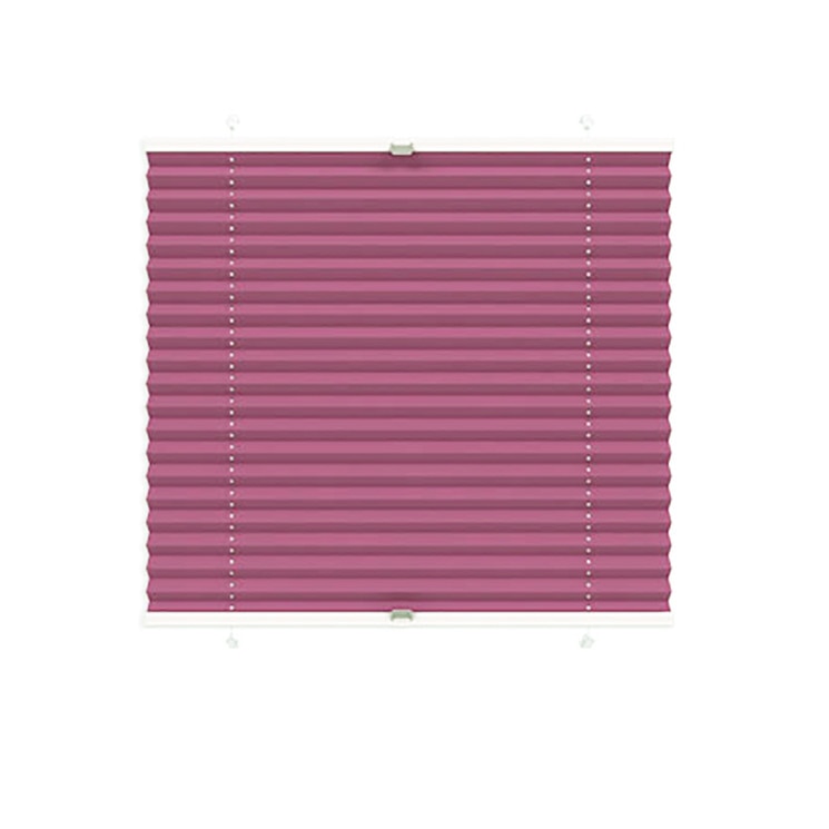 Rulou textil Plissa Mini PP-8,semi-opac, culoare roz, dimensiuni panza 69 cm x 160 cm
