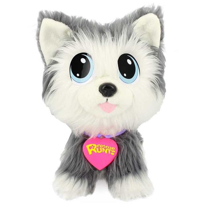 Jucarie de plus Catel Husky, Rescue Runts