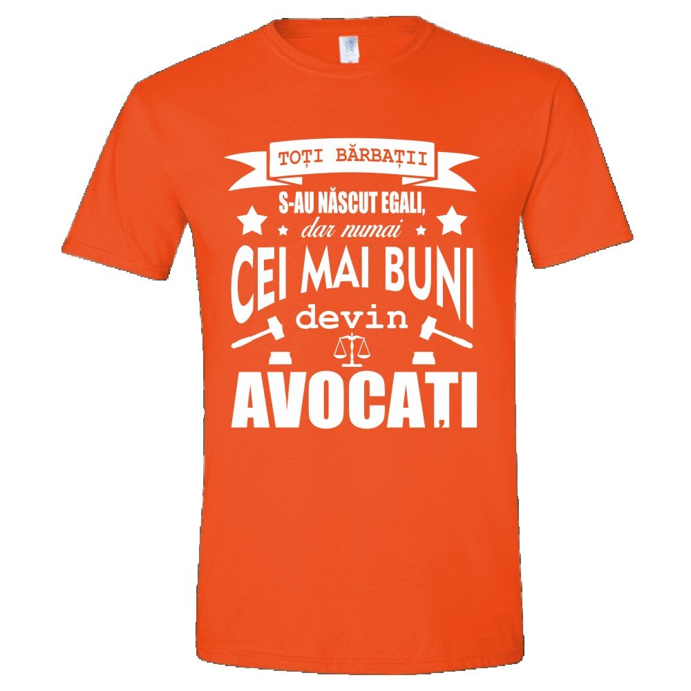 Tricou Personalizat pentru Barbati Portocaliu, Marimea L- 