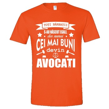 Tricou Personalizat pentru Barbati Portocaliu, Marimea XL-  Tricou Personalizat pentru Barbati Portocaliu, Marimea XL-