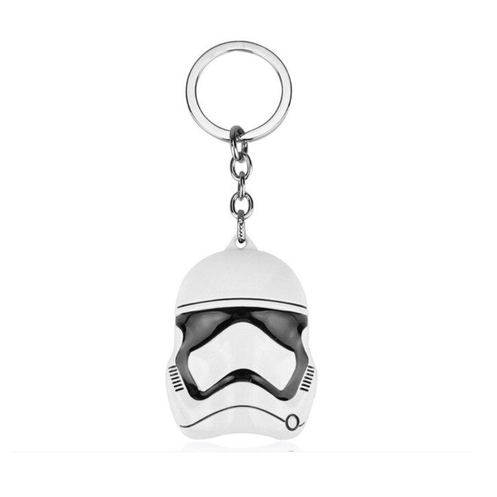 Breloc Helmet Stormtrooper, colectia Star Wars, alb