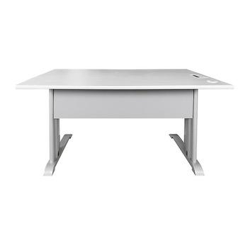Birou office cu blat aluminiu 28 mm, Celeste, cu priza si trecere cablu, 134 x80 x 76 cm Birou office cu blat aluminiu 28 mm, Celeste, cu priza si trecere cablu, 134 x80 x 76 cm