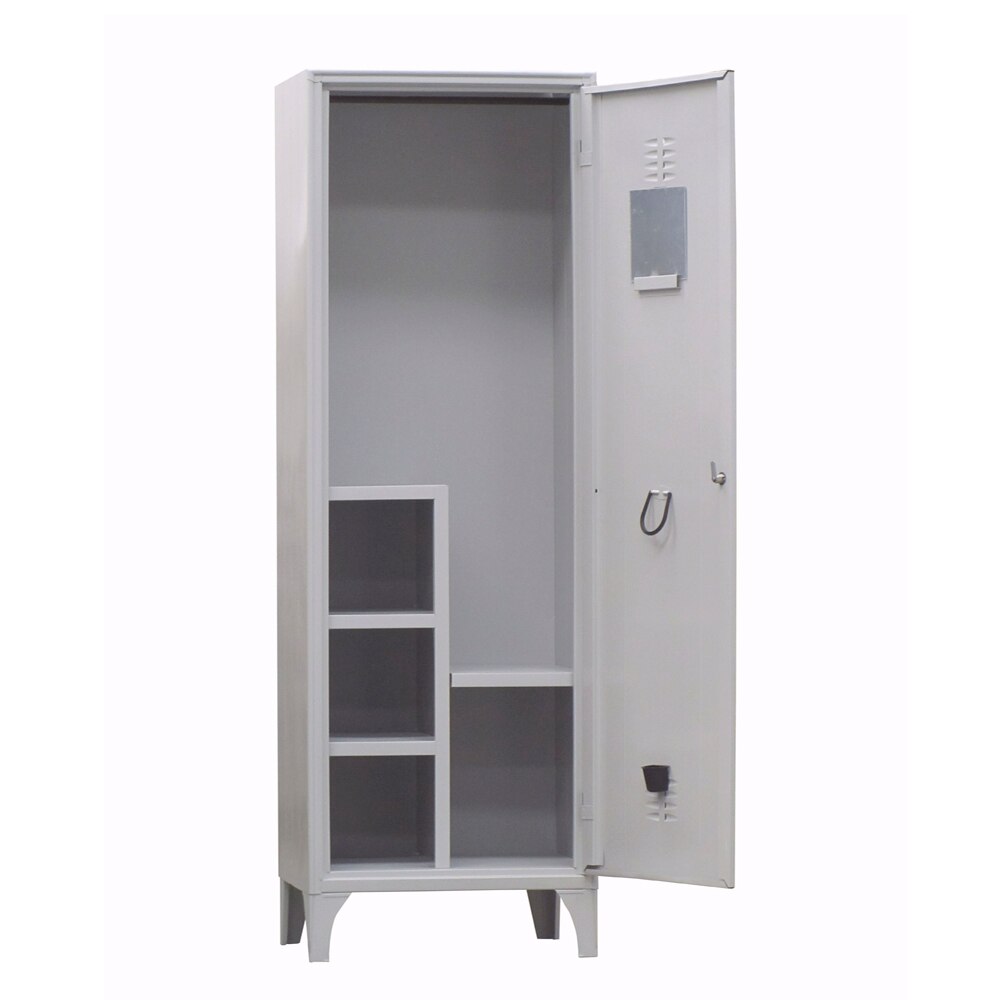 Vestiar metalic cu picioare si 1 usa compartimentat 114VF/12, 600x500x1950 mm (LxlxH), Italia