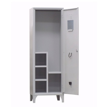 Vestiar metalic cu picioare si 1 usa compartimentat 114VF/12, 600x500x1950 mm (LxlxH), Italia Vestiar metalic cu picioare si 1 usa compartimentat 114VF/12, 600x500x1950 mm (LxlxH), Italia