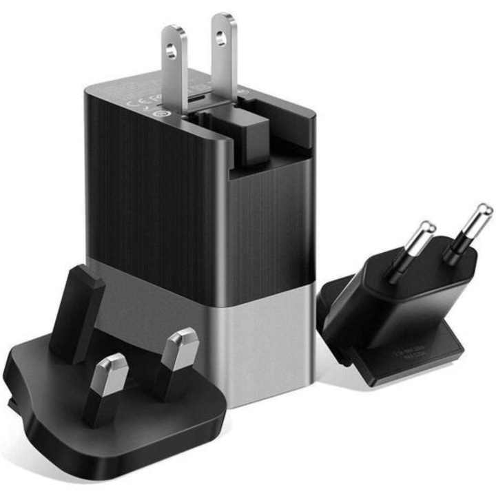 Incarcator Retea Mcdodo, 3.4A, 3 Ports USB Travel, Black