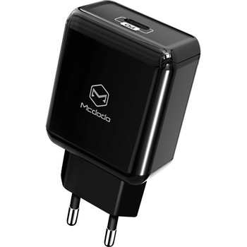 Incarcator Retea Mcdodo, Quick Charge, Type-C, Black Incarcator Retea Mcdodo, Quick Charge, Type-C, Black