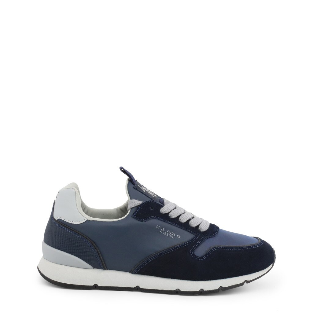 Sneakers piele sintetica U.S Polo, Bleumarine/Gri, Bleumarine/Gri