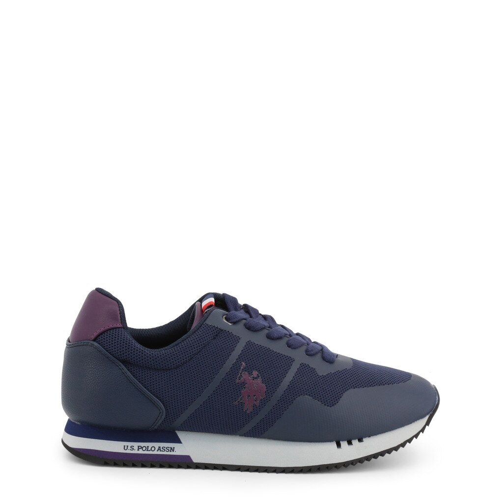 Sneakers material textil U.S Polo, Bleumarine, Bleumarine