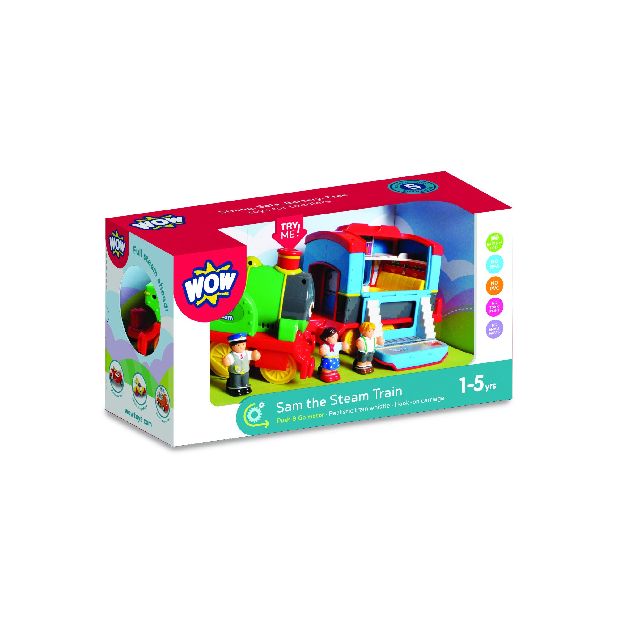 Locomotiva cu aburi Sam WOW