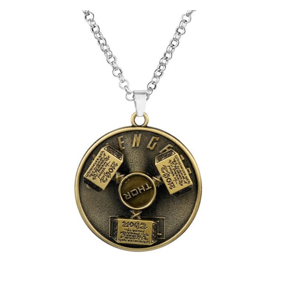 Lant cu medalion hammers of thor, bronz