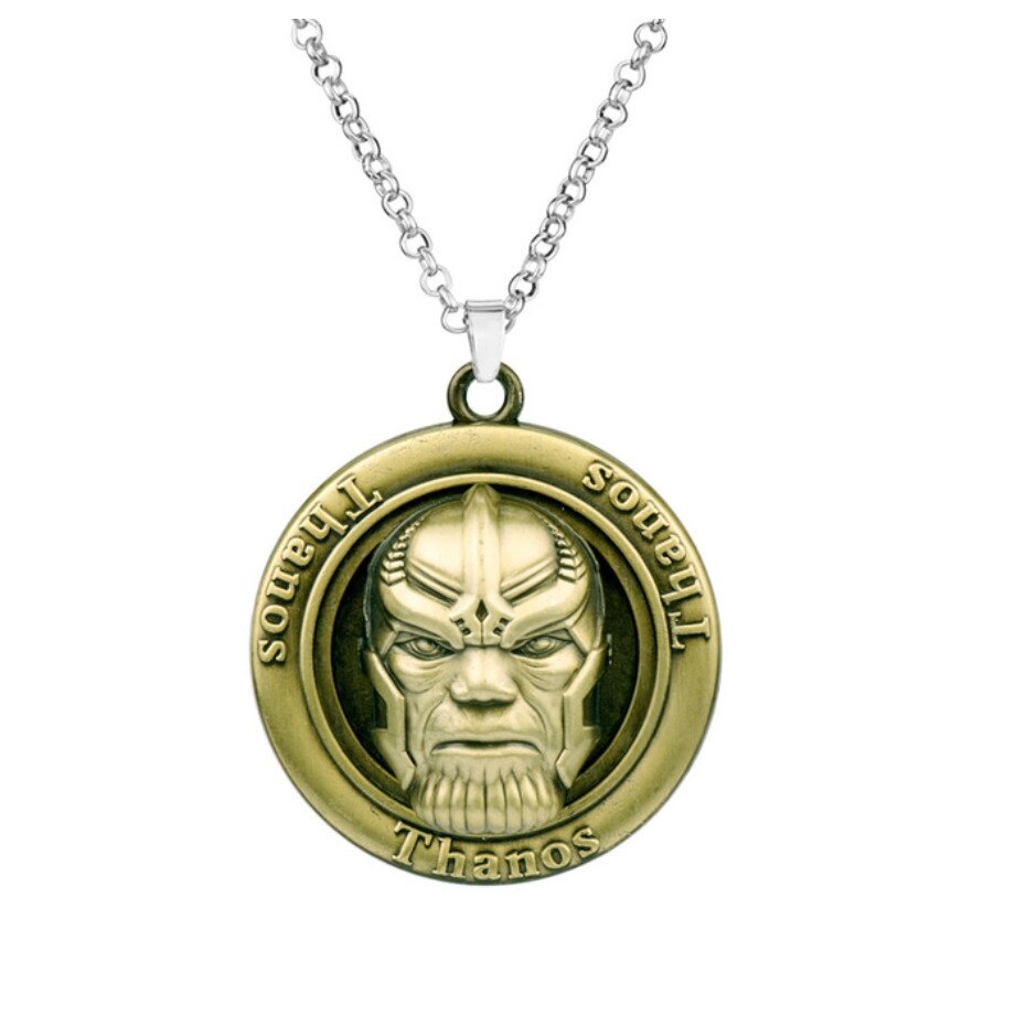 Lant cu Pandantiv Thanos, colectia Marvel, bronz