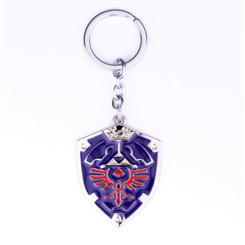 Breloc The Legend of Zelda, Shield argintiu-albastru