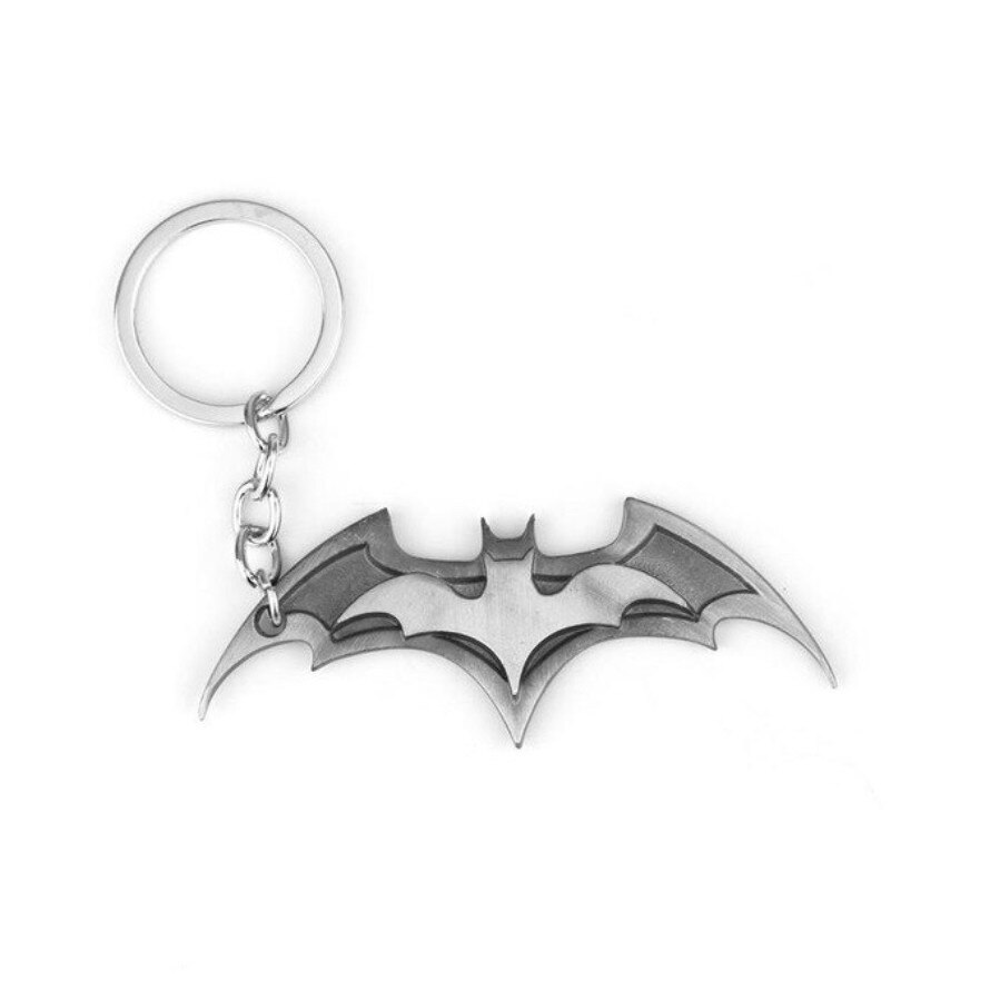 Breloc metalic Baby Batman, Colectia DC Comics, argintiu