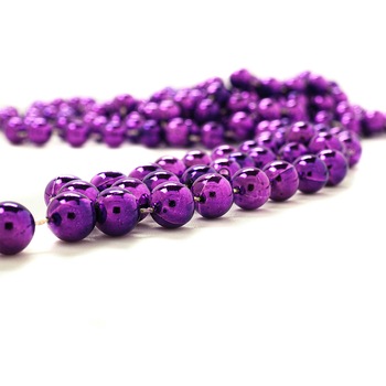 Sirag margele decorative Holly mov 5m x 7.5mm Sirag margele decorative Holly mov 5m x 7.5mm