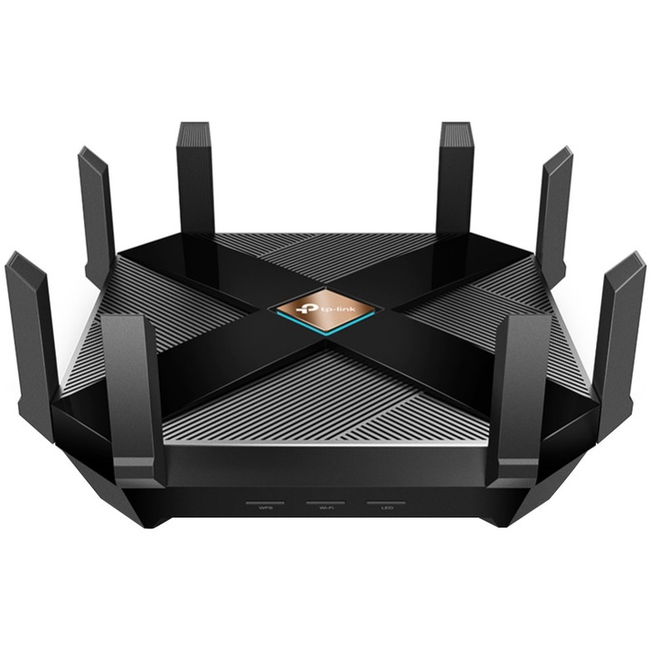 TP-Link Archer AX6000 vezeték nélküli router, 802.11ax, Wi-Fi 6, kétsávos, fekete