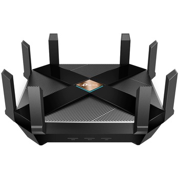 Router wireless TP-Link Archer AX6000, 802.11ax, Wi-Fi 6, Dual-Band, Negru Router wireless TP-Link Archer AX6000, 802.11ax, Wi-Fi 6, Dual-Band, Negru