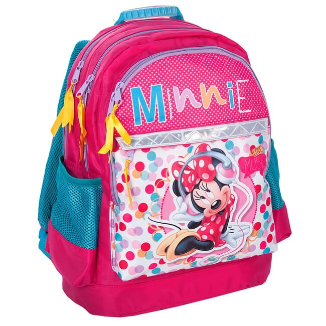 Ghiozdan scolar, Disney Minnie, 3 compatimente