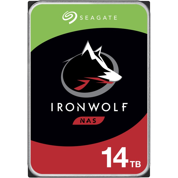 HDD Seagate IronWolf NAS, 14TB, 7200rpm, 256MB cache, SATA-III