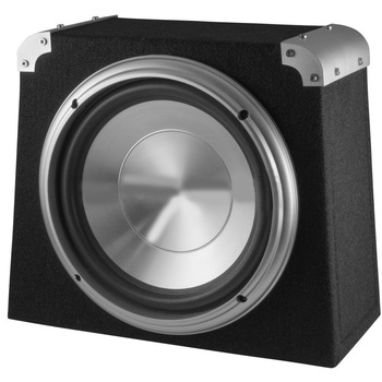 Subwoofer Pasiv Auto 355 x 300 x 180 mm, Difuzor 10 inch, Putere 150W, Dynamic Bass, Colturi Protejate, 4 ohmi, Negru Subwoofer Pasiv Auto 355 x 300 x 180 mm, Difuzor 10 inch, Putere 150W, Dynamic Bass, Colturi Protejate, 4 ohmi, Negru