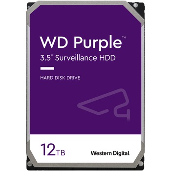Hard disk WD Purple, 12TB, 7200RPM, SATA-III, 256MB Hard disk WD Purple, 12TB, 7200RPM, SATA-III, 256MB